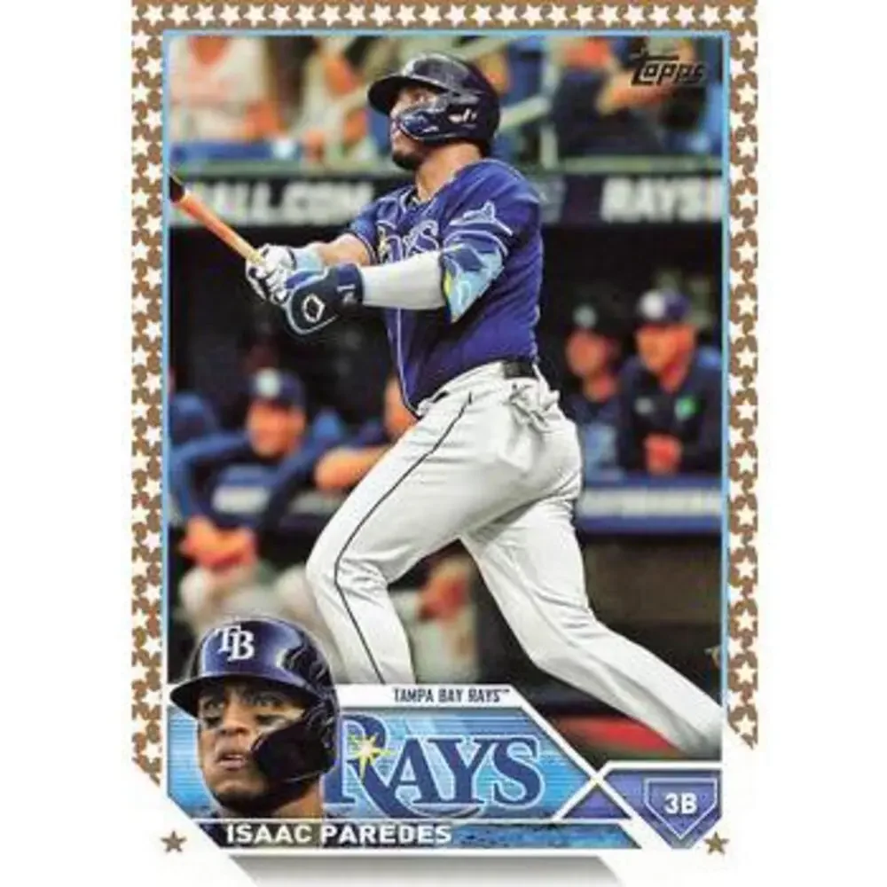 2023 Topps Gold Star Gold Star Isaac Paredes #621 Tampa Bay Rays